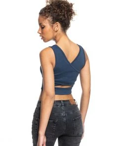 MI Sports Roxy Good Keepsake Cropped Tank Top Tops