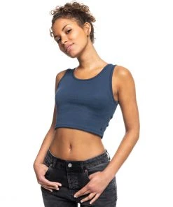 MI Sports Roxy Good Keepsake Cropped Tank Top Tops