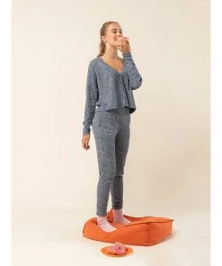 Roxy Lazy Day Cozy Ribbed Pant Bottoms