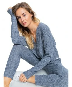 Roxy Lazy Day Cozy Ribbed Pant Bottoms