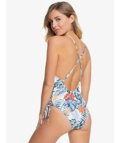 Juniors Swimwear Roxy Beach Classics One Piece Swimsuit