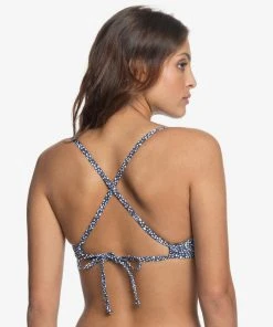 Roxy Printed Beach Classic Underwire Bralette Juniors Swimwear