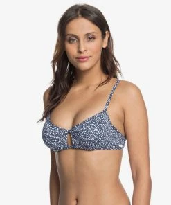 Roxy Printed Beach Classic Underwire Bralette Juniors Swimwear