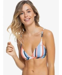 Roxy Beach Classics Fixed Triangle Bikini Top Missy Swimwear