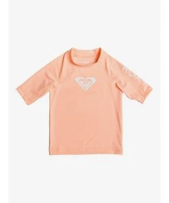Roxy Girls Whole Hearted Short Sleeve Rashguard