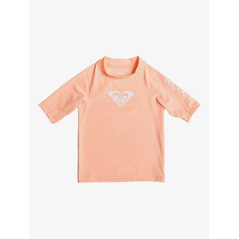 Roxy Girls Whole Hearted Short Sleeve Rashguard 3 Roxy Girls Whole Hearted Short Sleeve Rashguard