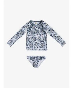 Kid's New Arrivals Roxy Girls Magic Seeker Long Sleeve Rashguard Set