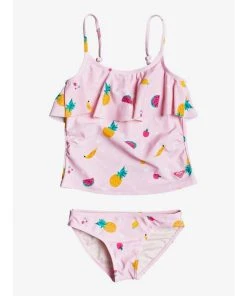 Roxy Lovely Aloha Girls Tankini Bikini Set