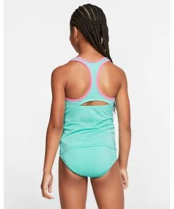 Nike Girls Solid Racerback Tankini Set