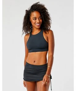 Carve Hoku Swim Skirt- Black Missy Swimwear