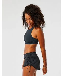 Carve Hoku Swim Skirt- Black Missy Swimwear