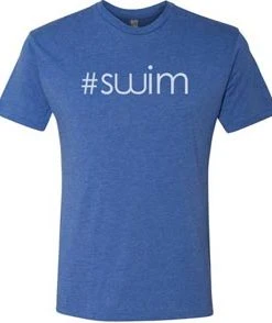 MI Sports Clothing #Swim Tri Blend Tee 80 MI Sports Clothing #Swim Tri Blend Tee