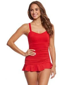 Swimwear Dolfin Sweatheart Swim Dress