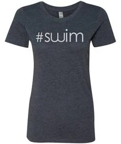 MI Sports #Swim Ladies Tri Blend Tee Clothing