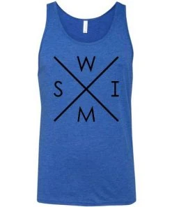 MI Sports Swim Compass Mens Tank Tees & Tanks