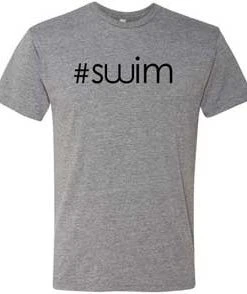 MI Sports Clothing #Swim Tri Blend Tee 89 MI Sports Clothing #Swim Tri Blend Tee