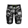 Q Swimwear White Skull Jammer