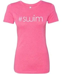 MI Sports #Swim Ladies Tri Blend Tee Clothing