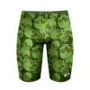 Q Swimwear Green Skulls Jammer