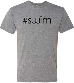 MI Sports Clothing #Swim Tri Blend Tee 35 MI Sports Clothing #Swim Tri Blend Tee