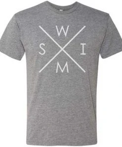 MI Sports Girls Compass Swim Tri Blend T-Shirt