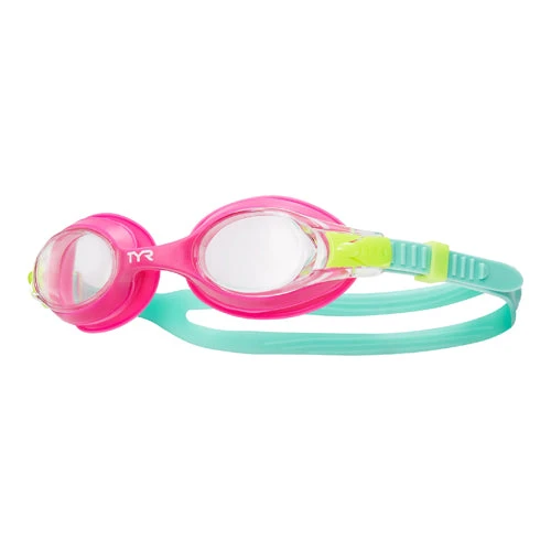 TYR Pink Swimple Goggle Swim Goggles 3 TYR Pink Swimple Goggle Swim Goggles