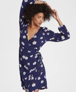 Billabong Ruffled Wrap Dress Dresses