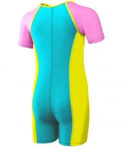 TYR Girls Solid Thermal Suit- Blue/Pink/Yellow Babies & Toddlers