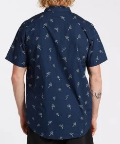 Vissla Billabong Sundays Mini Short Sleeve Shirt Navy Clothing 7 Vissla Billabong Sundays Mini Short Sleeve Shirt Navy Clothing