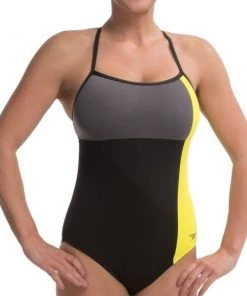 Swimwear Speedo Color-Block One-Piece Swimsuit