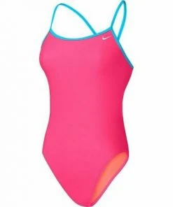 Nike Women's Solid Crossback One Piece Swimsuit