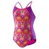 Speedo Girls Diamond Geo Splice One Piece