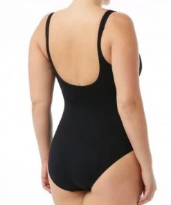TYR Solid Scoop Neck Controlfit One Piece