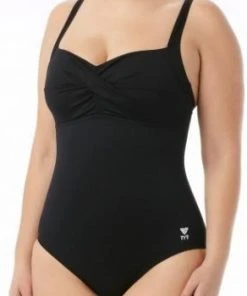TYR Solid Twisted Bra Controlfit Swimsuit