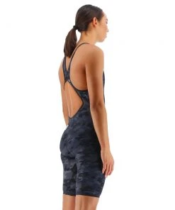 TYR Venzo Camo Open Back Swimwear