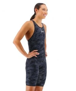 TYR Venzo Camo Open Back Swimwear