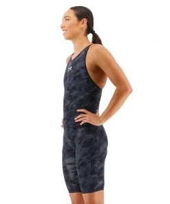 TYR Venzo Camo Open Back Swimwear