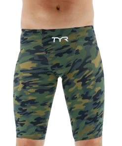 MI Sports TYR Men’s Venzo Camo High Waist Jammer Swimsuit Swimwear