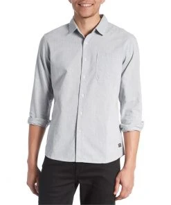 Clothing Vissla Woodshop Long Sleeve Woven Men's Shirt