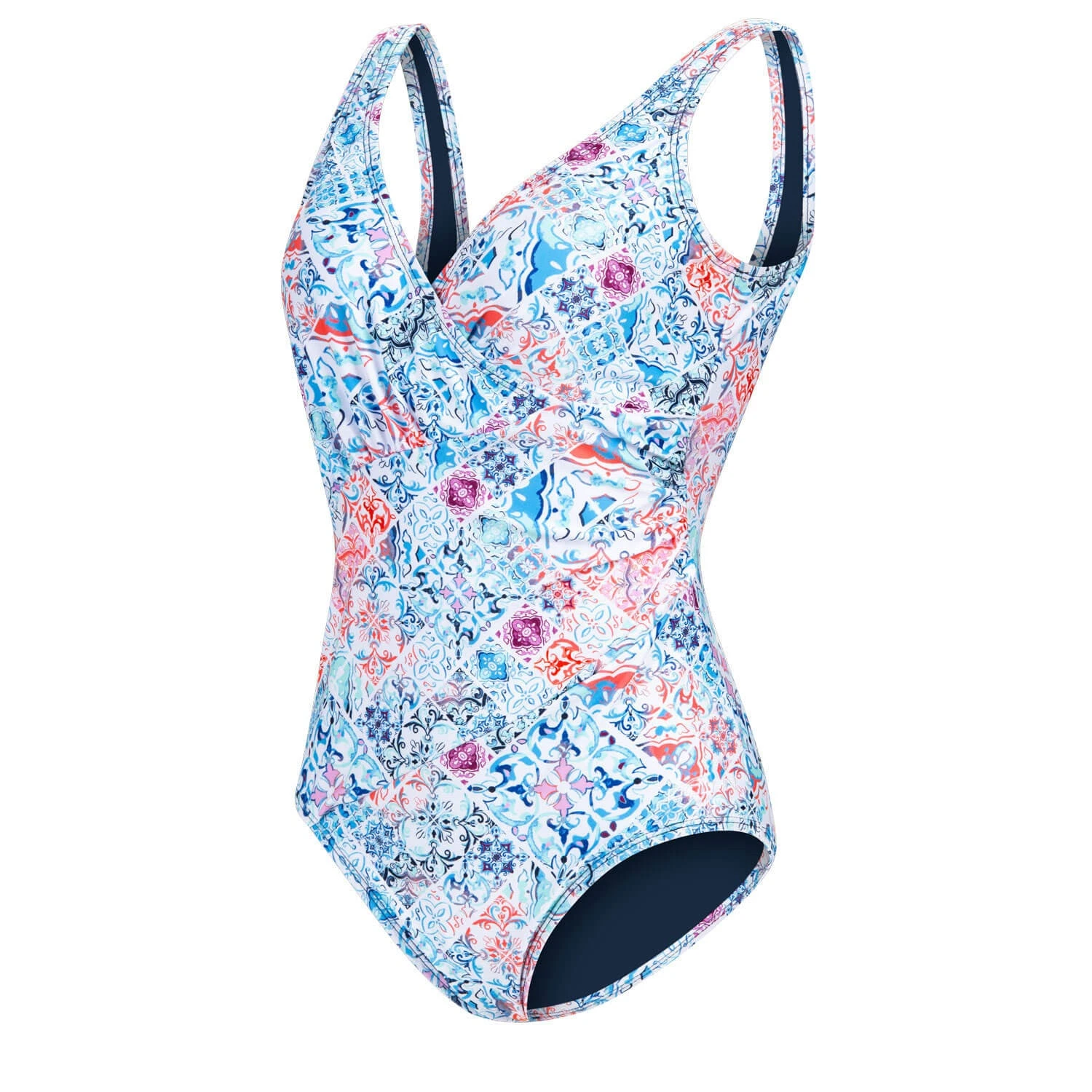 Dolfin Aquatic Fitness Aquashape Women's Almafi Moderate Ruched Front One Piece Swimsuit 7 Dolfin Aquatic Fitness Aquashape Women's Almafi Moderate Ruched Front One Piece Swimsuit