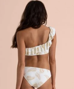 Billabong Sincerely Jules Dos Palmas Ruffle Bikini Top Missy Swimwear