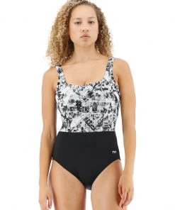 TYR Women's Makai Scoop Neck Controlfit 1-Piece Swimwear